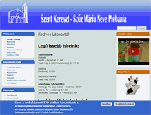 Tablet Screenshot of donner.plebania.hu