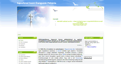 Desktop Screenshot of kaposfured.plebania.hu