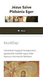 Mobile Screenshot of jezusszive.plebania.hu